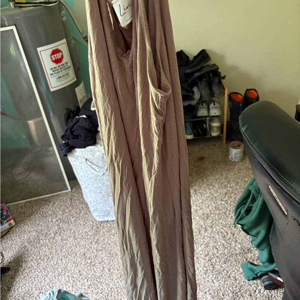 Olivia Rae Livi Sleeveless Brown Dress